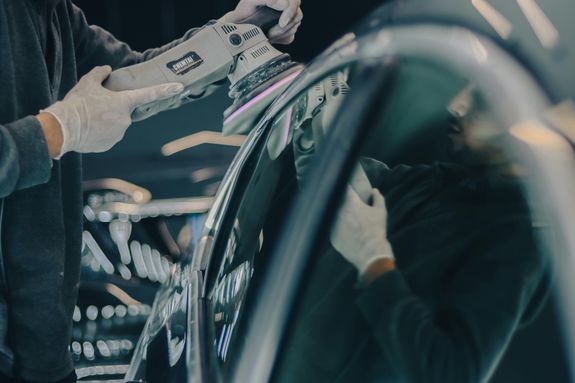 Can you detail my vehicle at my workplace?