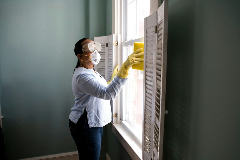 CarpetTeknicsservicesllc professional cleaner refreshing a bright home in Ardmore, Pennsylvania